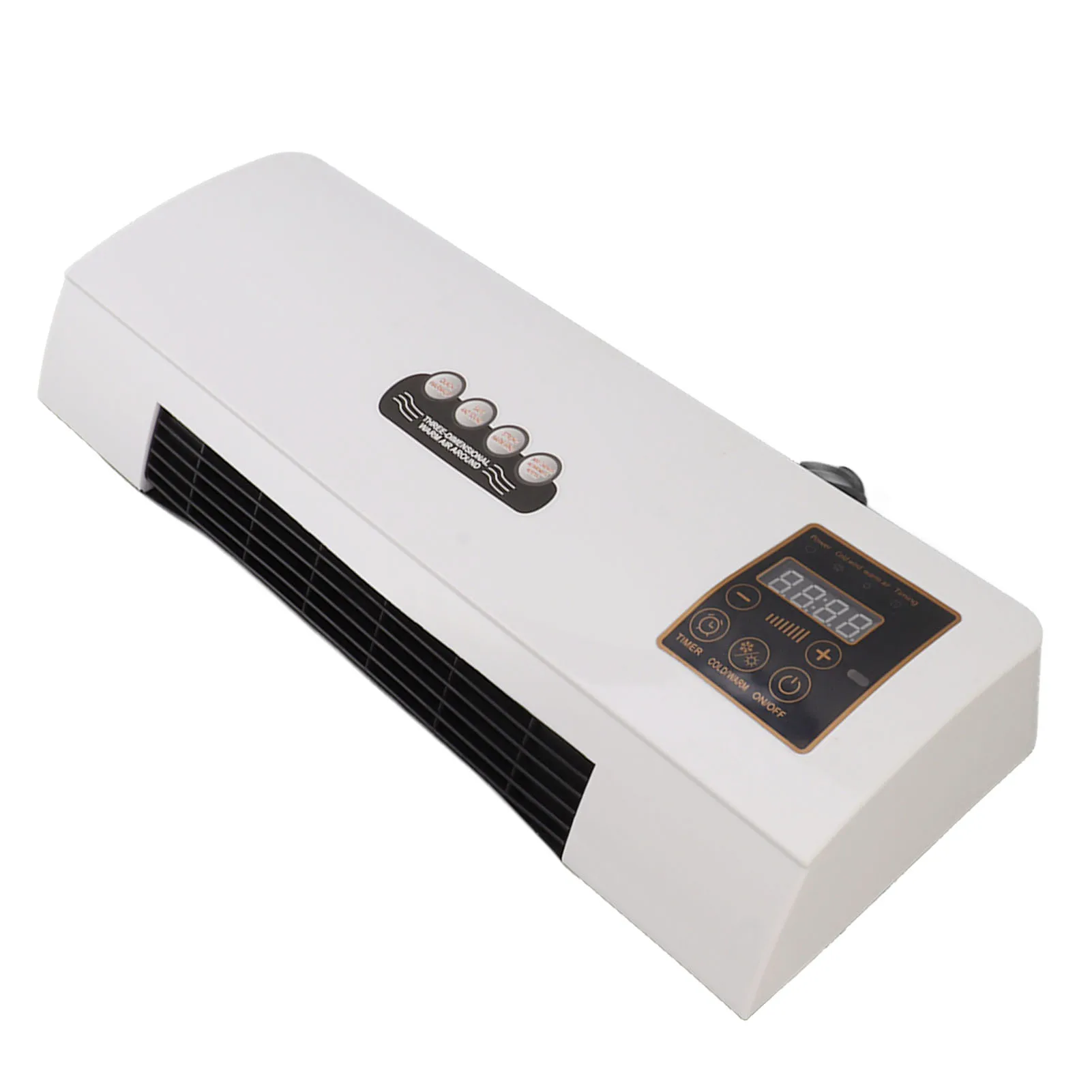 Wandgemonteerde airconditioning hete ventilator 10m afstandsbediening 1800W airconditionerverwarming voor slaapkamer