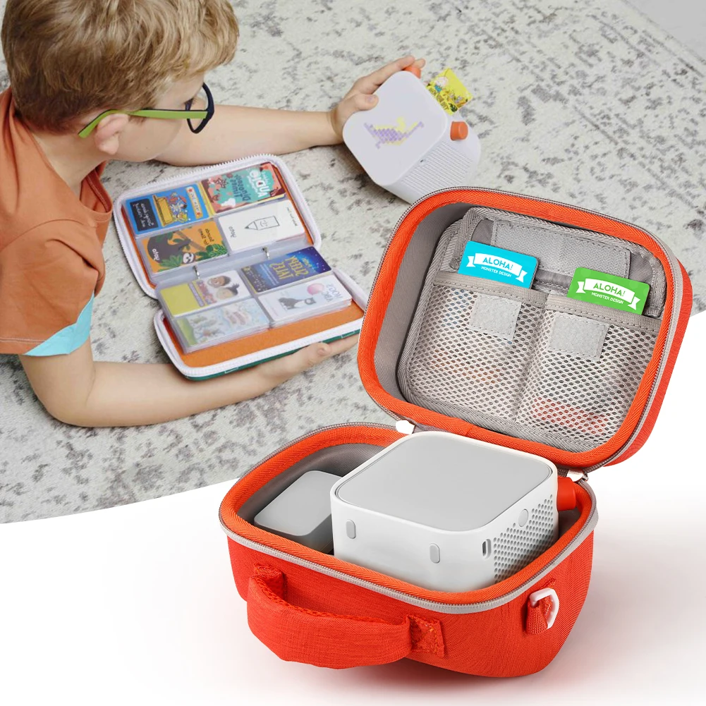 Bolsa de Estuche de transporte duro para reproductor Yoto (3a generación) y bolso de base de carga Estuche de viaje Estuche de transporte a prueba de arañazos Bolsa de almacenamiento