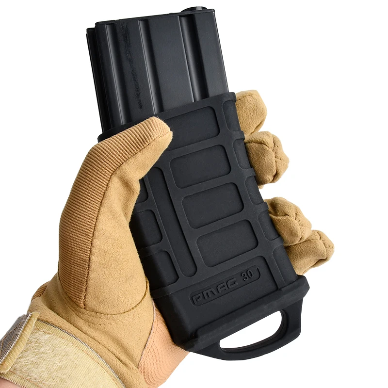 M4 M16 AR15 Fast Magazine Holster Rubber Case 5.56 Anti-slip Protective Sleeve Cover Airsoft Gun Cartridge Hunting Gear PMAG