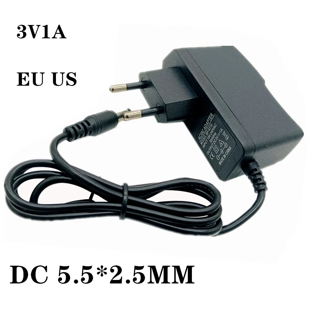 1PCS AC / DC Adapter DC 3V 0.5A 1A 2A 3A AC 100-240V Converter power Adapter 5Volt 1000MA Power Supply Charger EU US Plug