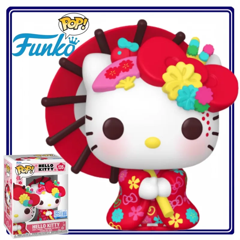 

Funko POP New Sanrio Hello Kitty Cute Handmade Accessories Dolls Children's Toys Festival Gifts Peripheral Collection Model