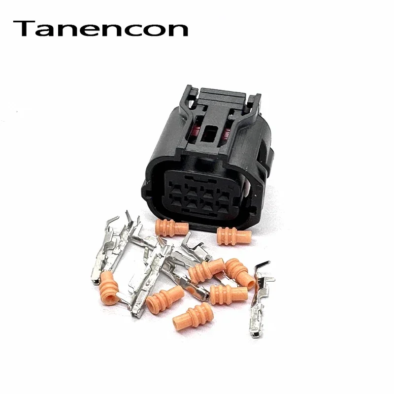 1 Set 8 Pin Car Bumper Radar Sensor Plug Reversing Radar Connector Automotive Injector Plug 6189-1240 for Toyota