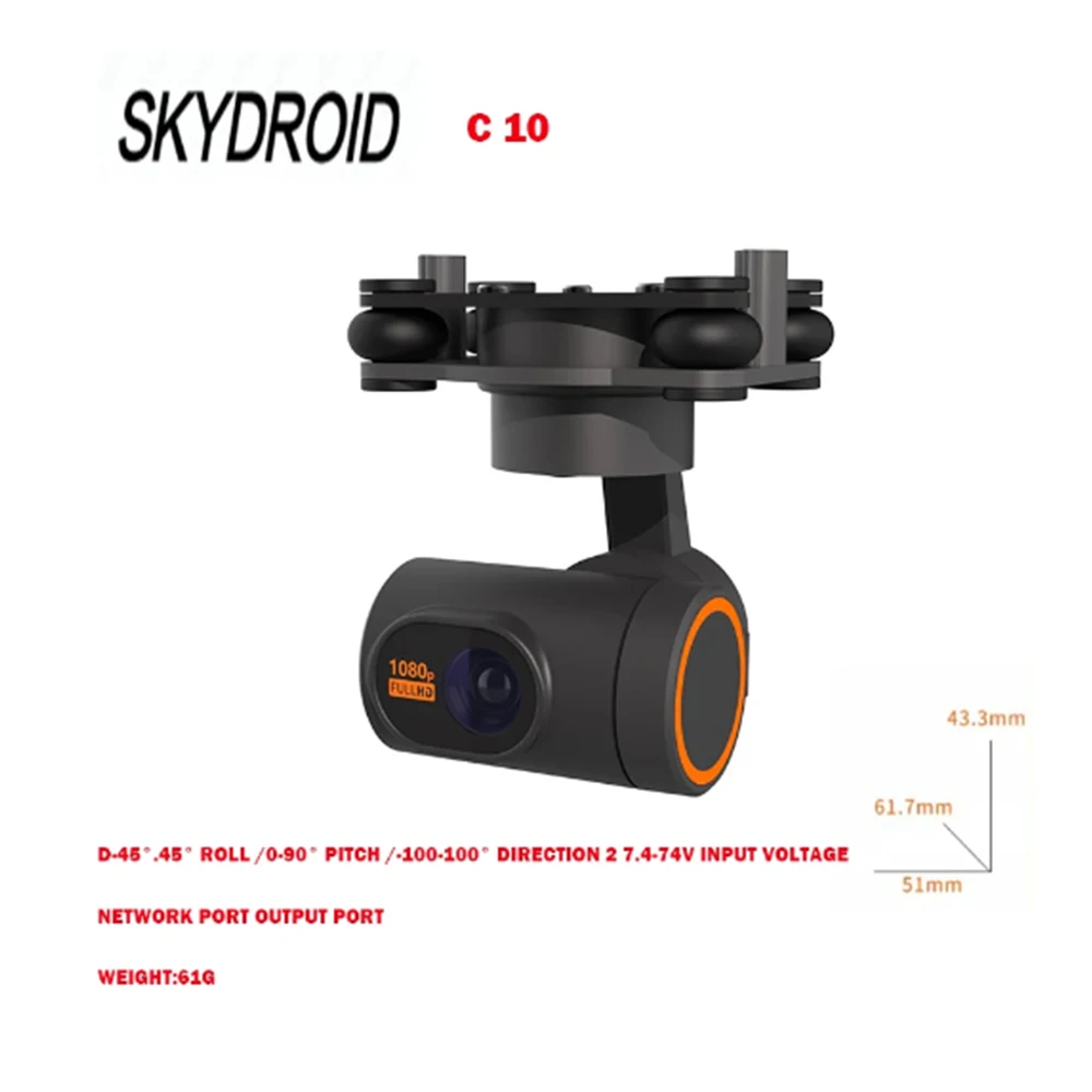 2023 New Skydroid H12 PRO Remote Control 3 Body Camera 1080P Digital Image For Agricultural Spray