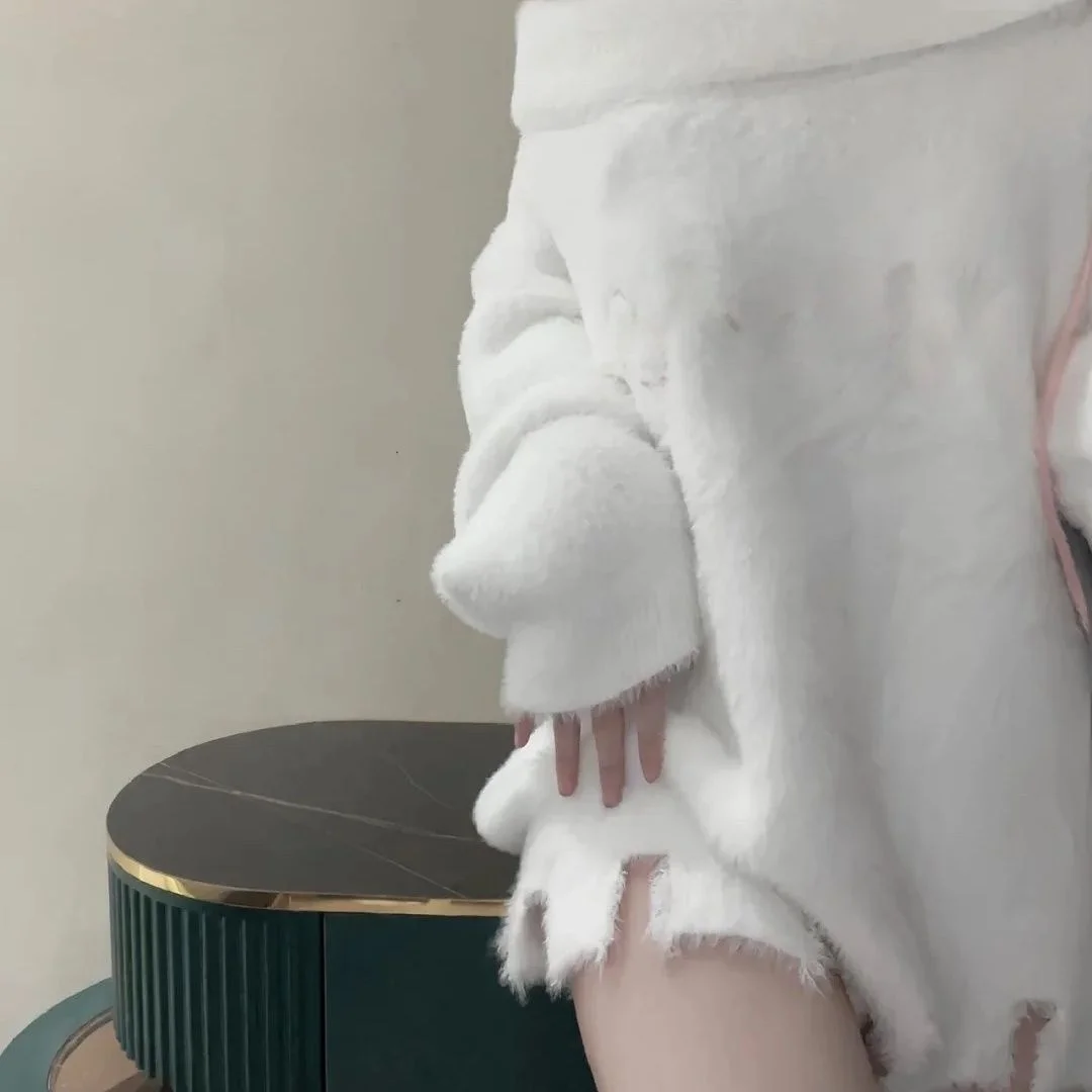 Maglione da donna dolce e morbido lavorato a maglia inclinato color sangue autunno inverno Y2K top comodo e accogliente