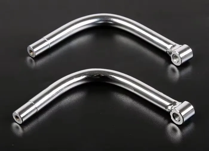 Zuiver metalen achterste U-vormige beschermstrips Uitlaatpijp isolatiestrips voor 1/5 ROFUN HPI BAJA 5B 5T 5SC