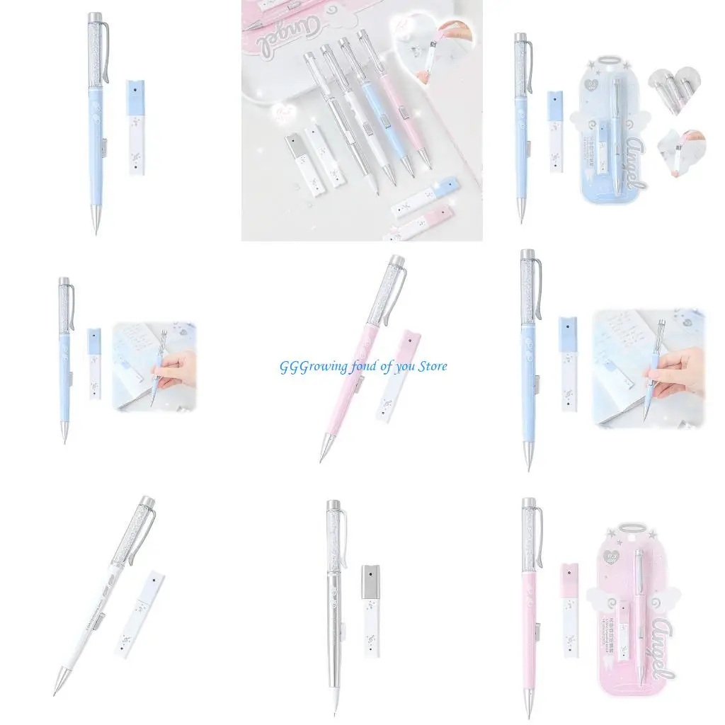 

H9EB Automatic Writing Pencil Mechanical Pencil with 0.5mm Refills For Technical Drawing And Daily Note Taking Sketching