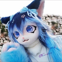 Fursuit Kigurumi Headset Furry Cosplay Costume Head Base Paws Tail Comiket Furries Animal Rubbit Doll Cat Doll Kig Costume