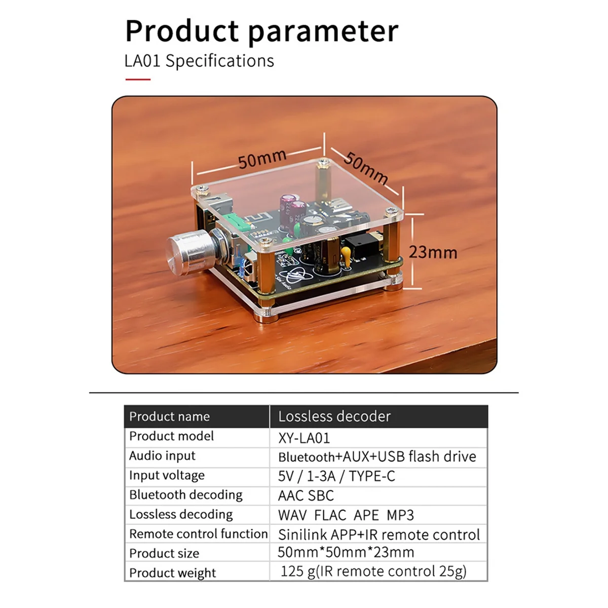 

X62A_La01 Hifi5.1 Bluetooth Usb Flash Drive Decoding Board 1PCS