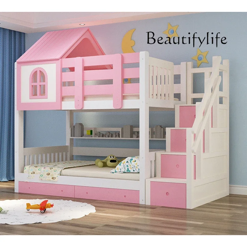 

yB Storage Space Children Bed Minimalist Unique Japanese Wooden Children Bed Frame Bunk Modern Lit Cabane Enfant Furniture For H