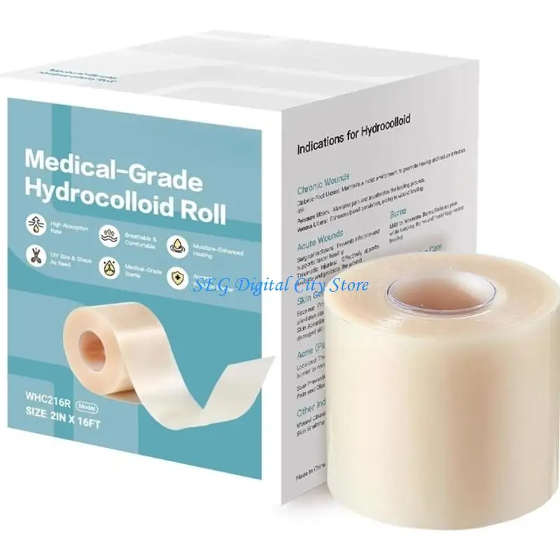U75B Waterproof Hydrocolloid Film Roll For Wound Care 5cm Wide 1m Length