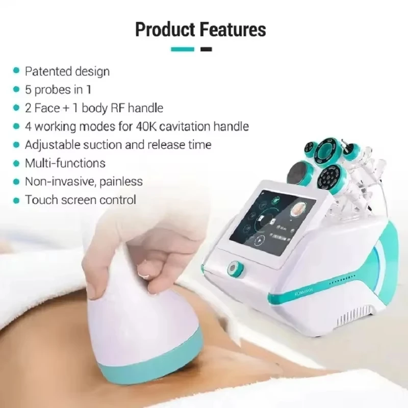 2025 New 80K Five-in-one Fat Crusher Radio Frequency Negative Pressure Lifting and Shaping Weight Loss Beauty Instrument 2025