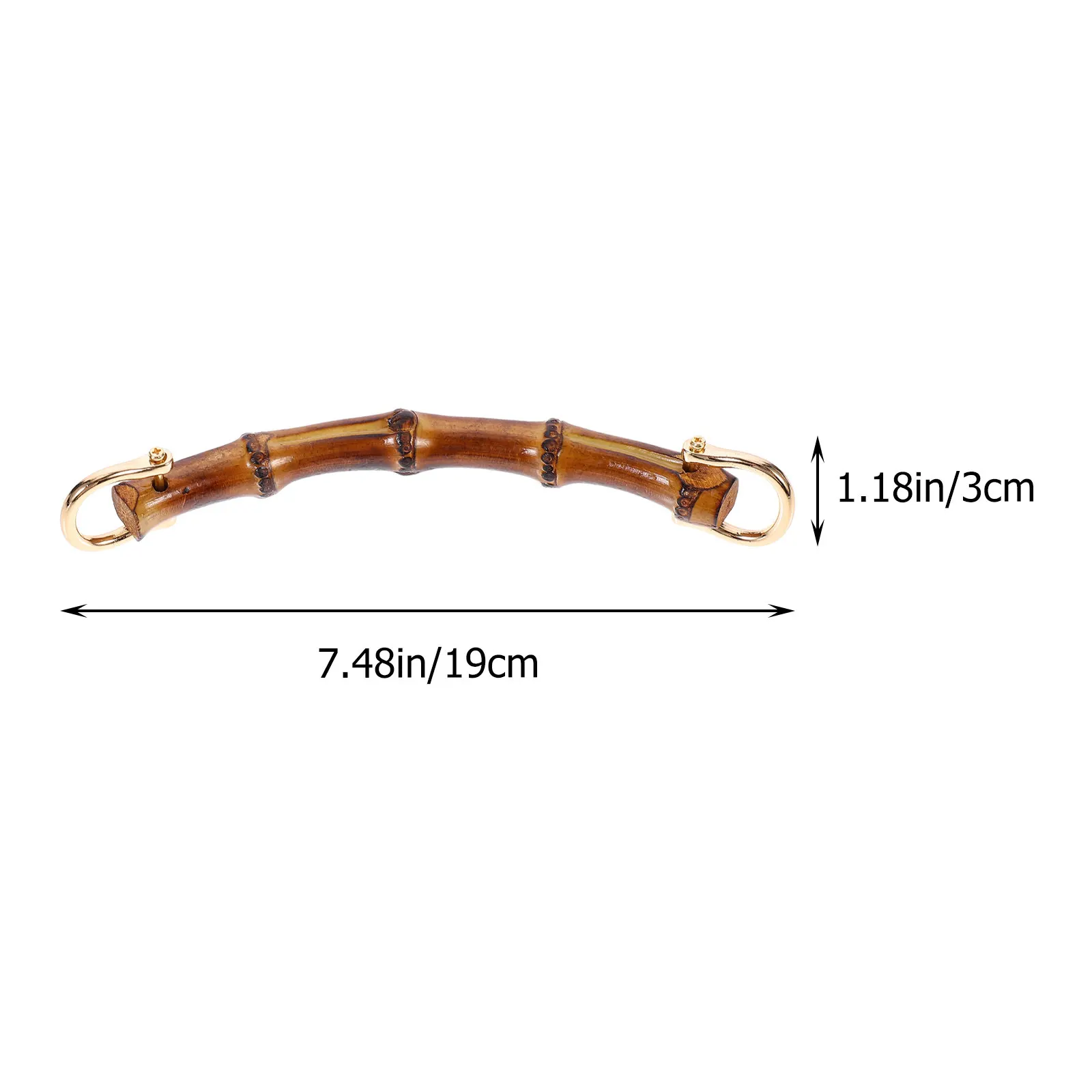 1Pcs Exquisite Bamboo Style Bag Handle Ring for Handbag Strap Replacement DIY Luggage Accessories Premium Texture Carrying Bag