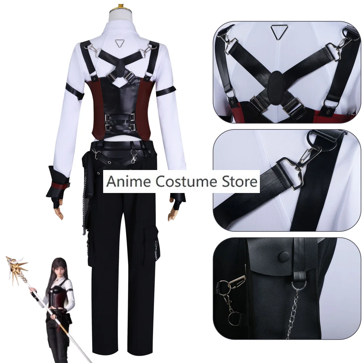 Game Love and Deepspace Zayne Xavier Rafayel Cosplay Costume Heroine Fighting Uniform Full Set Woman Carnival Halloween Suit