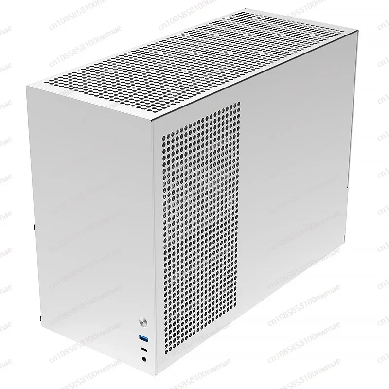 C3p All-aluminum Side Transparent Matx360 Water-cooled Desktop Simple Small Chassis Power Supply Long Graphics Card