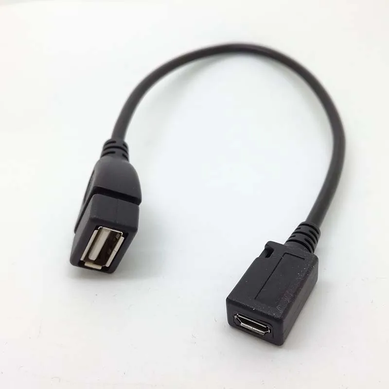 USB 2.0 Female Type A To Micro USB Female Adapter Cable Converter Charge Sync