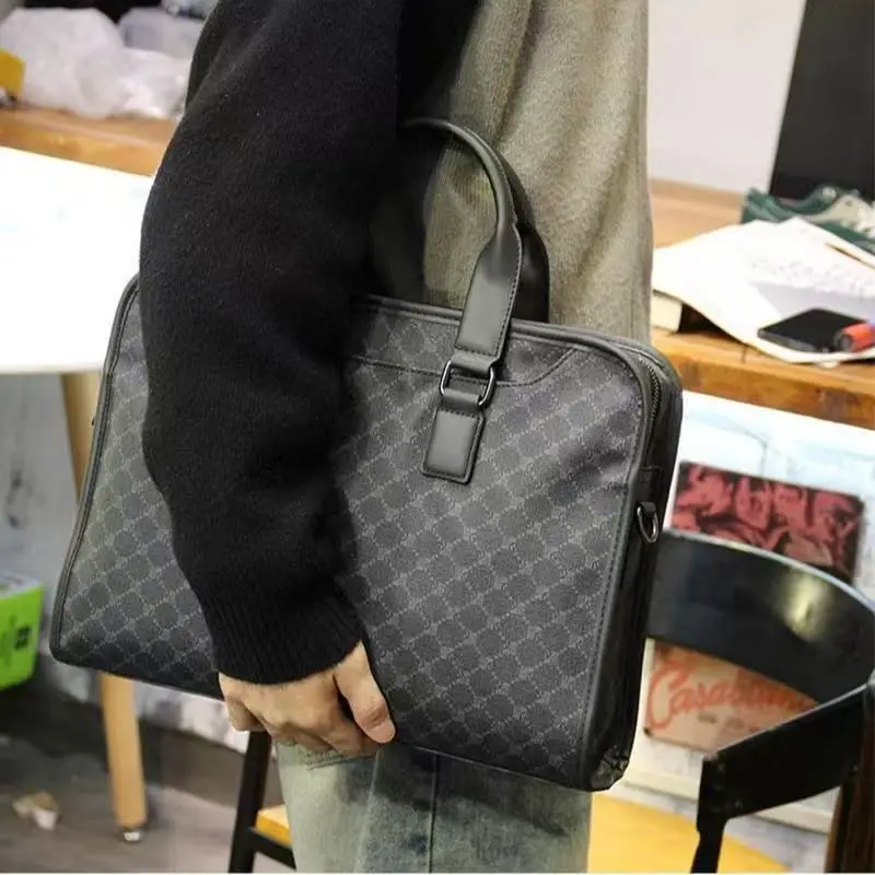 new-design-men's-fashion-pu-leather-briefcase-for-13-14-inch-laptop-single-shoulder-bag-business-messenger-handbag