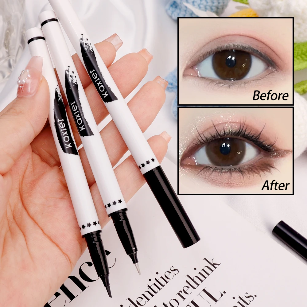 5 Colors Waterproof Pearlescent Eyeliner Pencil Lasting Glitter Diamond Pink Purple Eyeliner Highlighter Pen Eyes Makeup Tools