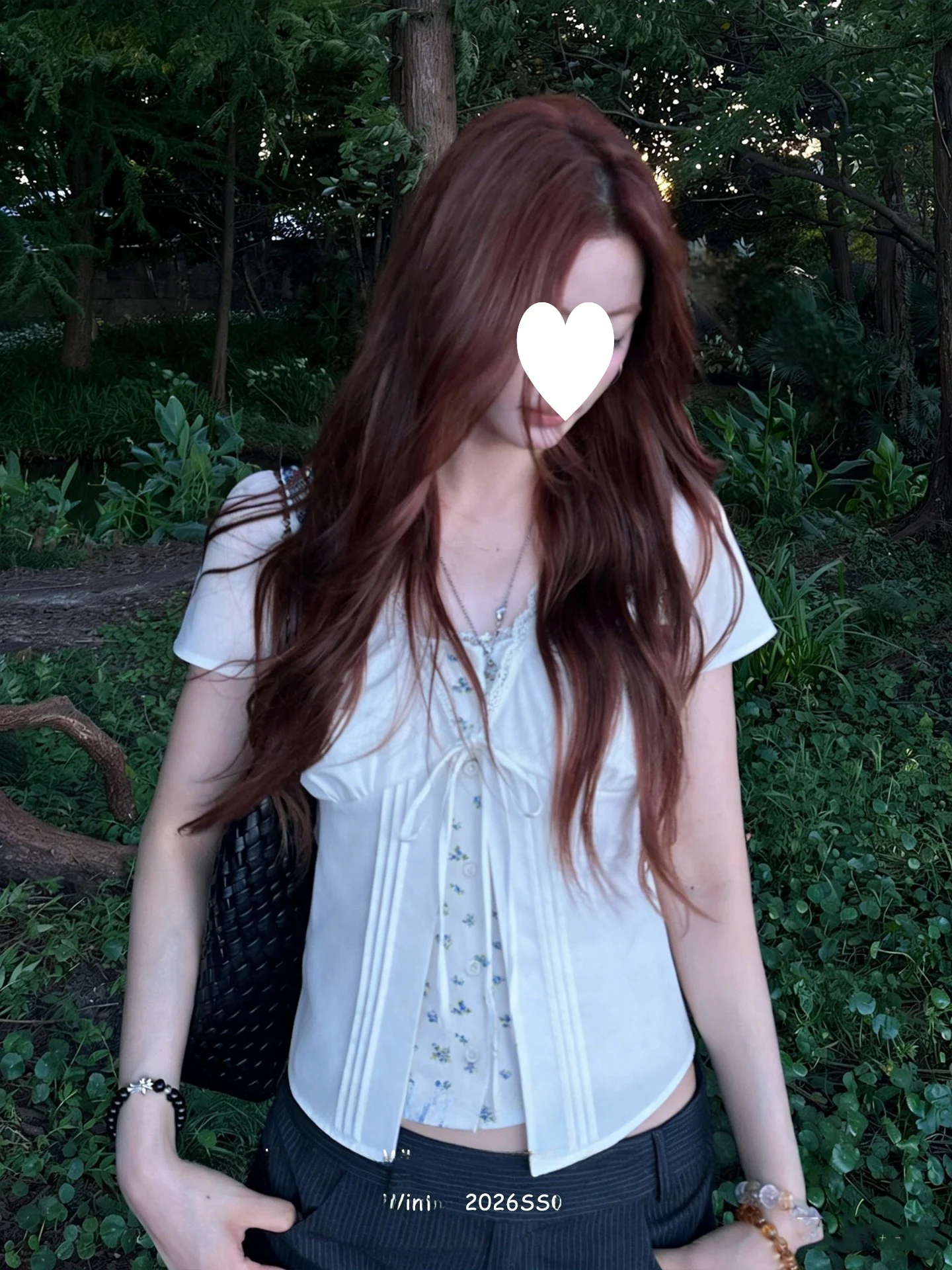 Sweet Floral Short Sleeve Slim Fit Women's Shirt Korean Style Commute Fashion Padded Jacket Outerwear Early Summer Clothing