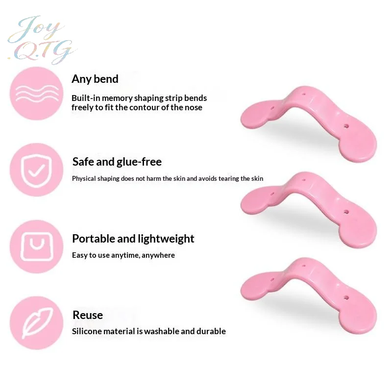 1Pcs Adjustable Cuttable Reusable Nose Lift Strips Nose Shaping Sticker For Nose Reshaping Contouring Skin Care