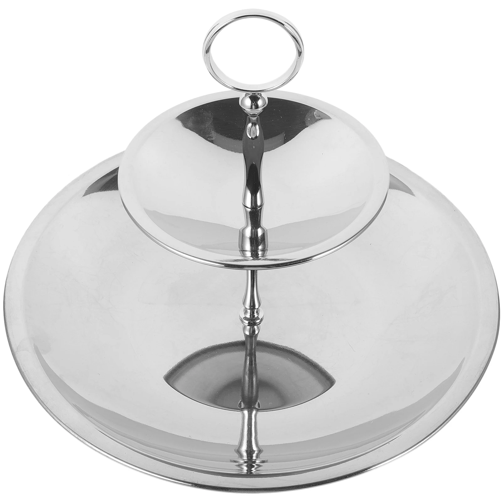 

Tiered Dessert 3 Layers Stainless Steel Party Cupcake St Fruit Tray Multi Layer Cake Display Rack For Party