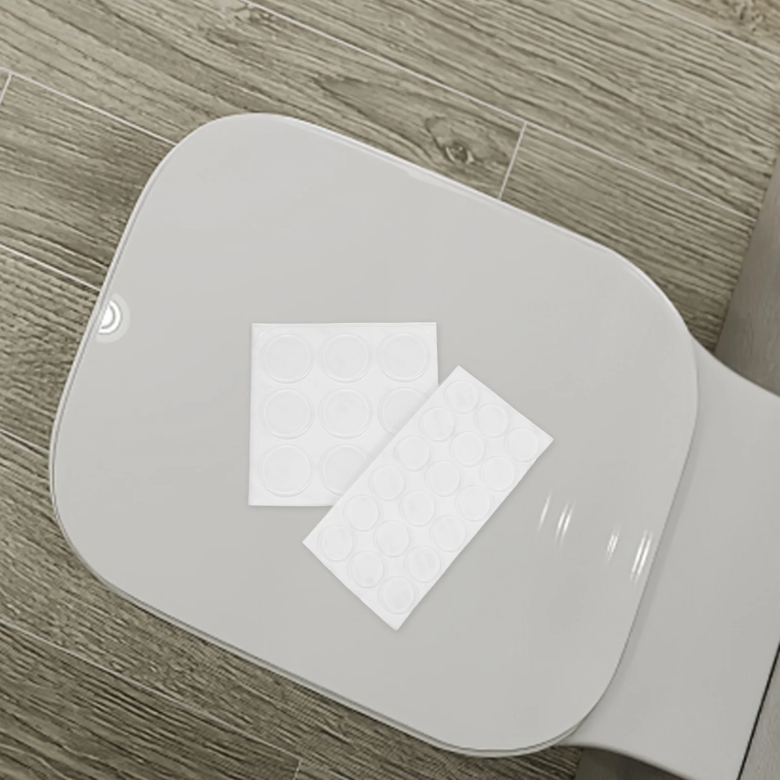 

27Pcs Universal Toilet Seat Bumpers Kit Silicone Self Adhesive Toilet Buffer Pads Bidet Bumpers Replacement Cushion Noise