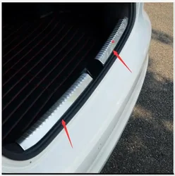 Quality Rear Trunk Bumper Protector Guard Plate trim for 2012 2013 2014 for Volkswagen vw Jetta MK6 Accessories