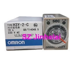 OMRON H3Y-2-C  220VAC 1S 5S 10S Authentic Original Delay Timer Relay Time on Relay реле времени