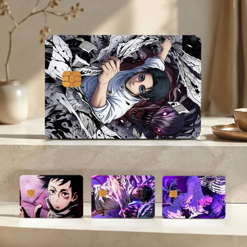 

Okkotsu Yuta Jujutsu M-Manga HD Waterproof Card Skins Protective Stickers for Credit Bank Game Cards