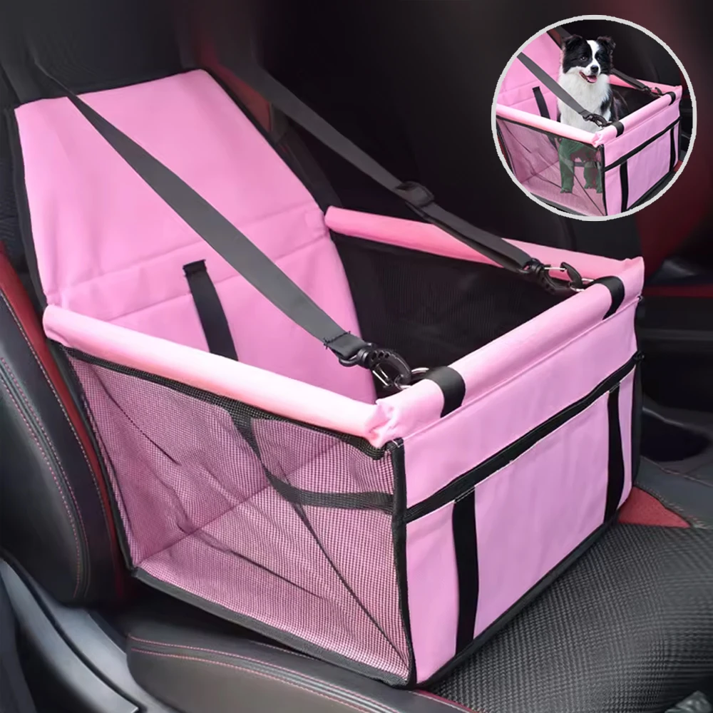 

Pet Dog Car Seat Covers Containable Cat Bags Puppy Carrier Car Seat Protector Waterproof Breathable Hammock Pet Dog Accessories