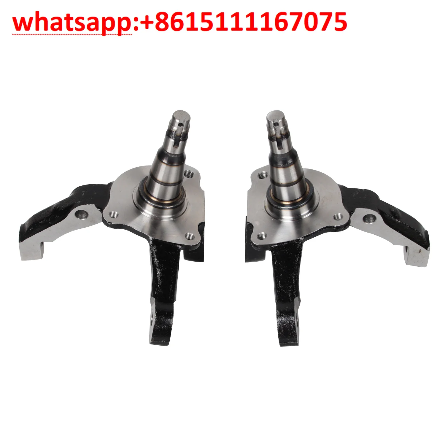 Street Rod Modified Front Spindle 2 Inch Drop Design, Forged Steel Suspension Accessory for Mustang II Pinto Hot Rod