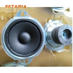 SOTAMIA 2Pcs 2 Inch Tweeter 8 Ohm 30W Treble Speaker Warped Paper Audio Sound Music Speaker Cone Dual Magnetic Tweeter for LG