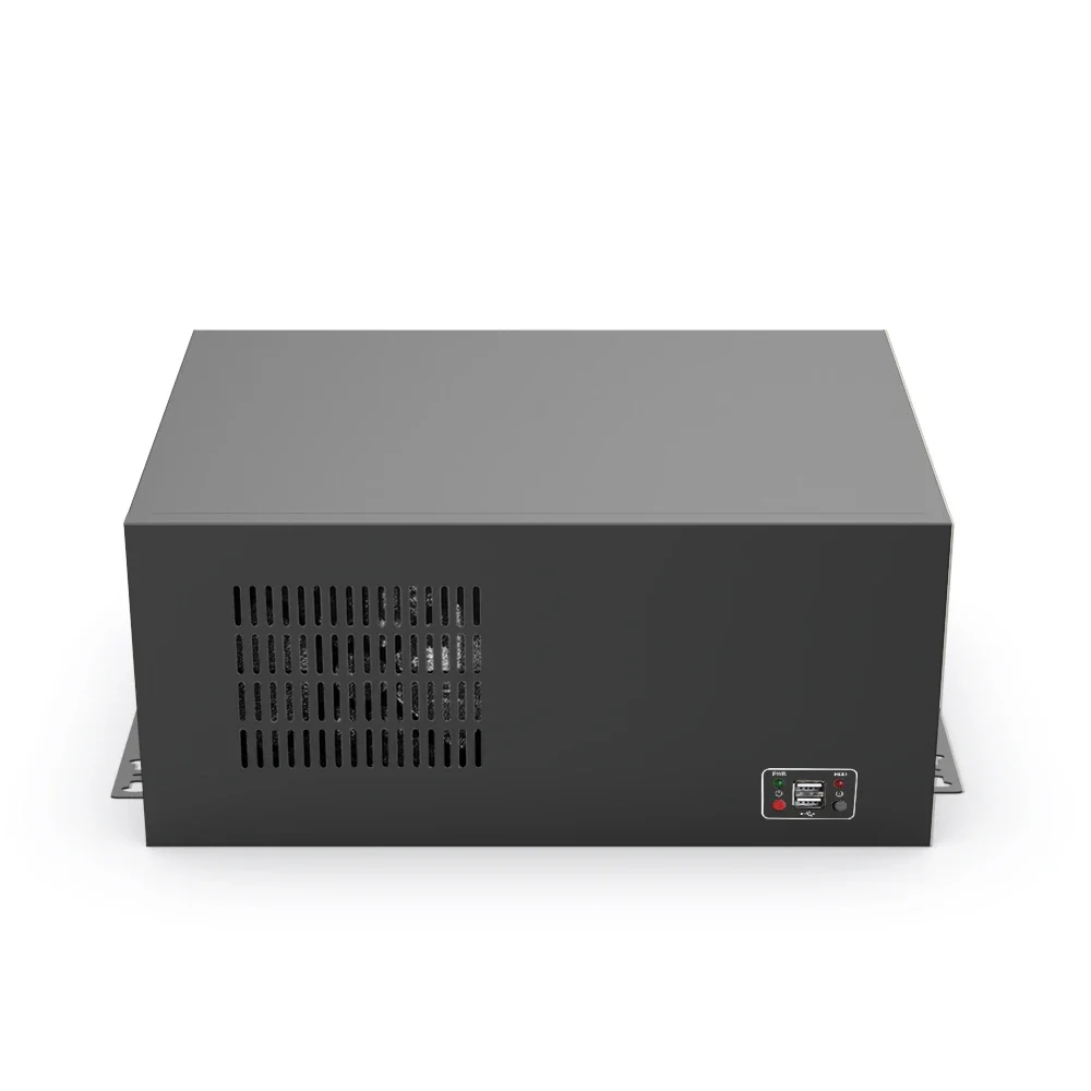 

New Wall Mounted Small Chassis ATX Power Supply Position Industrial Control Server Compact MATX Motherboar 1.0 Galvanized Steel