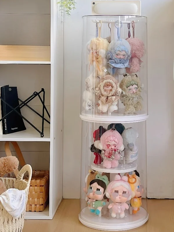 transparent-display-box-for-plu-dolls-winter-symphony-hanging-ornaments-acrylic-cone-aped-storage-box-for-collectibles