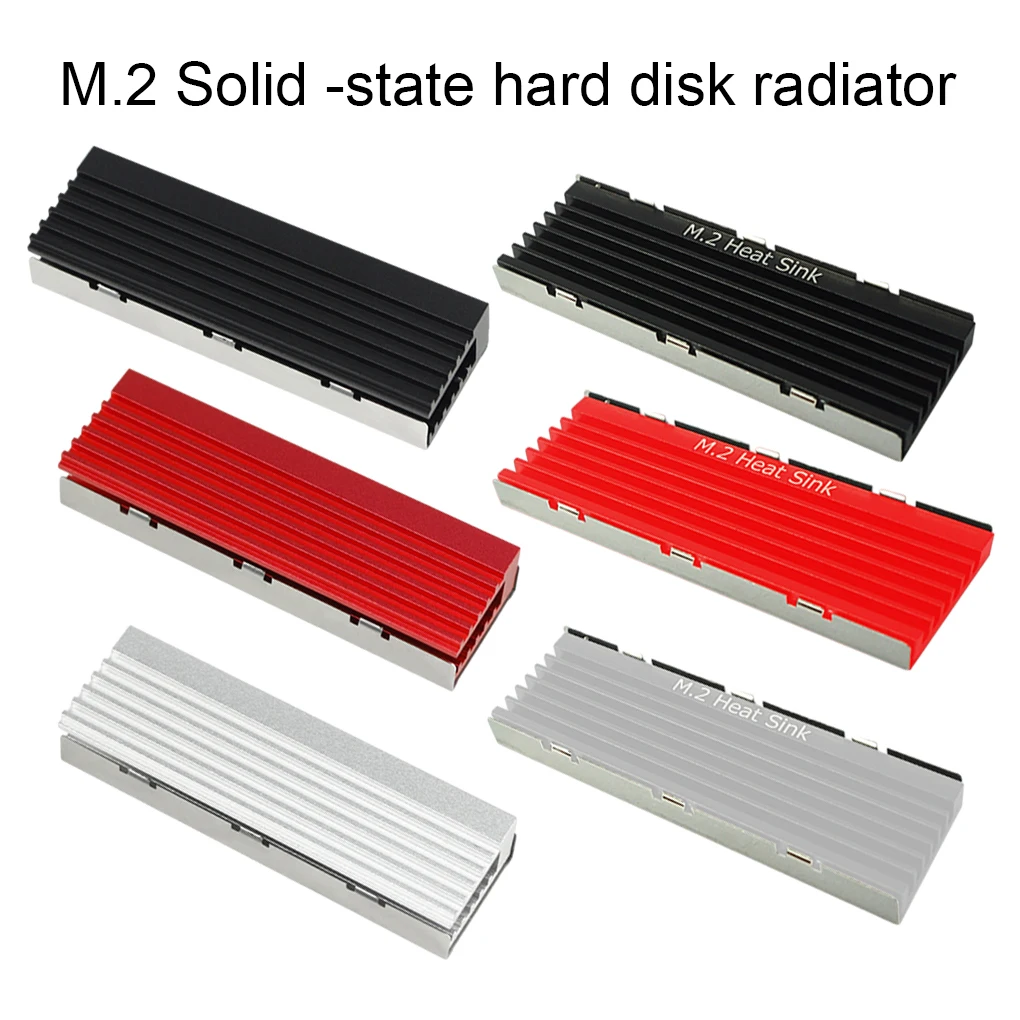 Efficient Heatsink For M2 SSD Corrosion Rust Prevention Resistant To Dirt Solid-state Drive Heatsink Black single layer