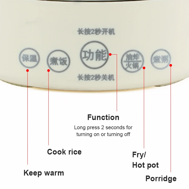 Wielofunkcyjna elektryczna frytkownica do oleju ze stali nierdzewnej Frytki Garnek do smażenia kurczaka Smażona ryba Grill Makaron Gotowanie Hotpot