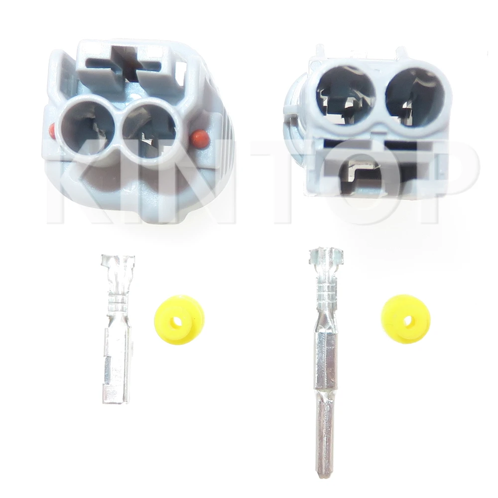 1 Set 2 Pins Auto Flog Lamp Male Female Docking Waterproof Socket  AC Assembly For Toyota 6189-0249 6188-0266 90980-11156