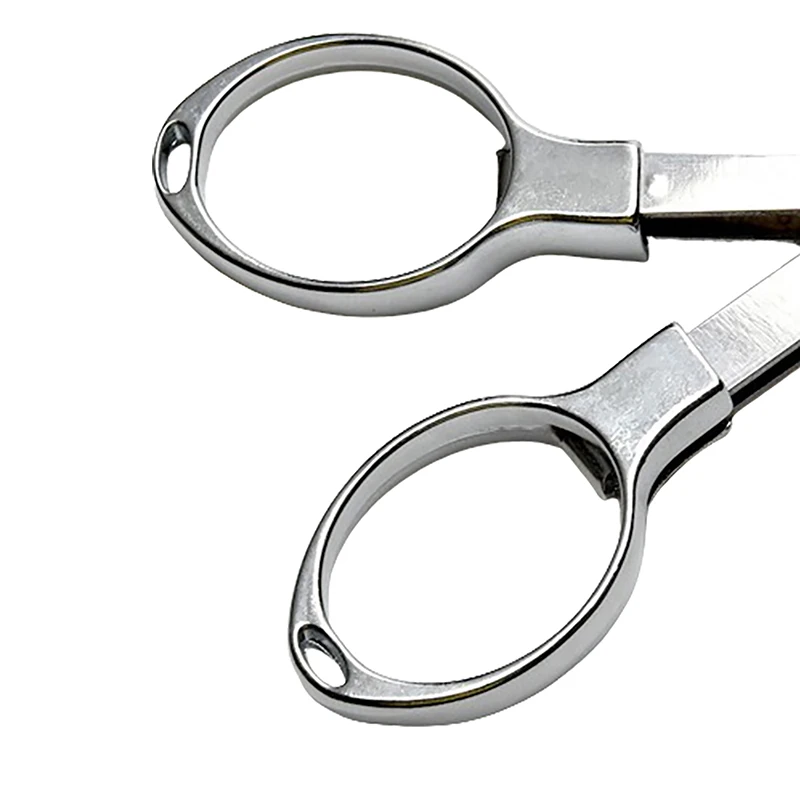 Tijeras plegables portátiles, herramientas de corte de línea de acero al carbono, suministros de Mini herramientas de mano, tijeras de costura multifuncionales, 1 piezas