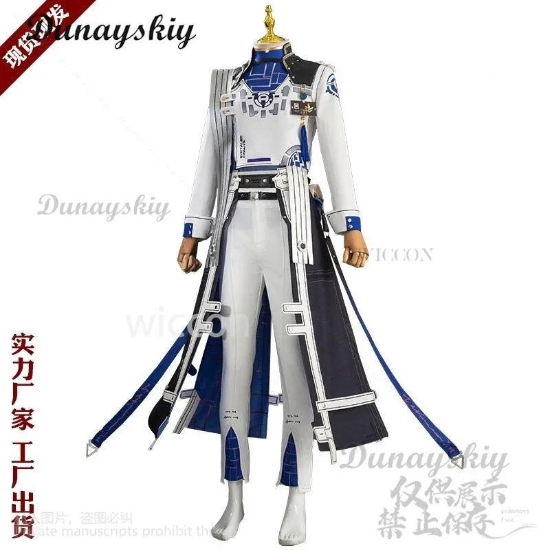 

asdh8@Anime Game Wuthering Waves Cosplay Handsome Man Xiangli Yao Costume Fashion Uniforms Coat Wigs For Halloween Party Customi