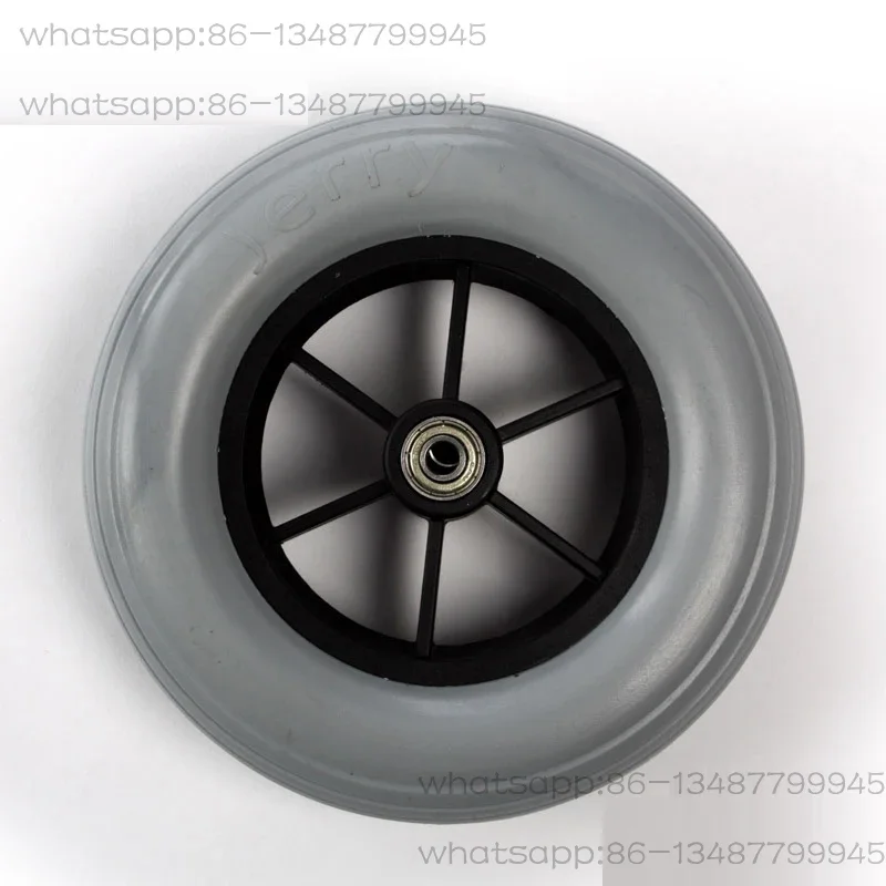 PU Wheel Tire Inner Tube Outer Tube 8 10 12 18 22 Inch Inflatable Jirui Electric Wheelchair Accessories