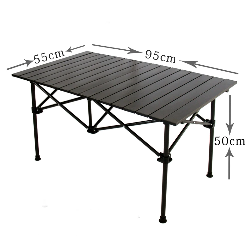 High Quality Strong Aluminum Alloy Portable Folding Camping Barbecue Beach Outdoor Picnic Tea Exhibition Table Furniture