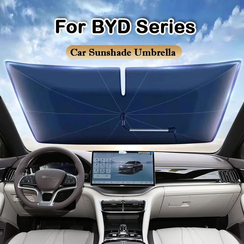 

Автомобильный солнцезащитный козырек, зонтик, летняя солнцезащитная занавеска для защиты лобового стекла в салоне для BYD Yuan UP Song PLUS King Sea Lion 07 EV