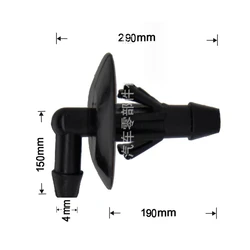 50x for MERCEDES BENZ SPRINTER 906 Wiper Arm Connector A6318690024 6318690024