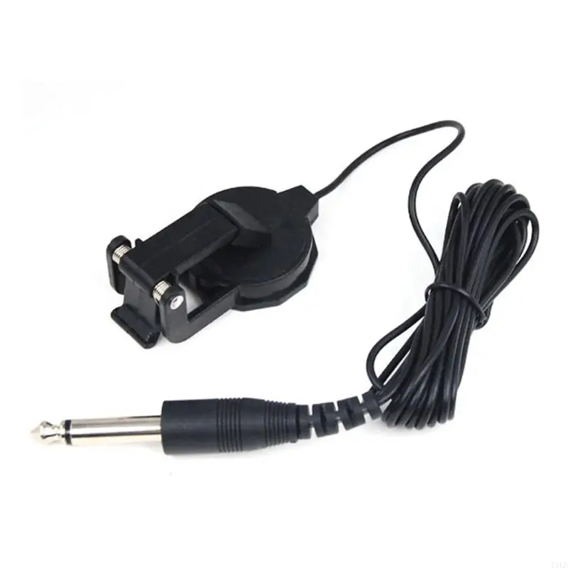 Pickup piezo guitarra acústica T3LD 6.35 mm Sound Piezo Pickup REPETURACIÓN CLIP REEMPLACIÓN REEMPLACIÓN EN