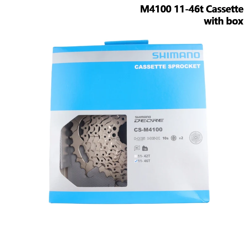 Shimano DEORE 10s CS-M4100 11-42T 11-46T 10 Geschwindigkeit Kassette Für Mountainbike Reiten Teile Original – Detail 5