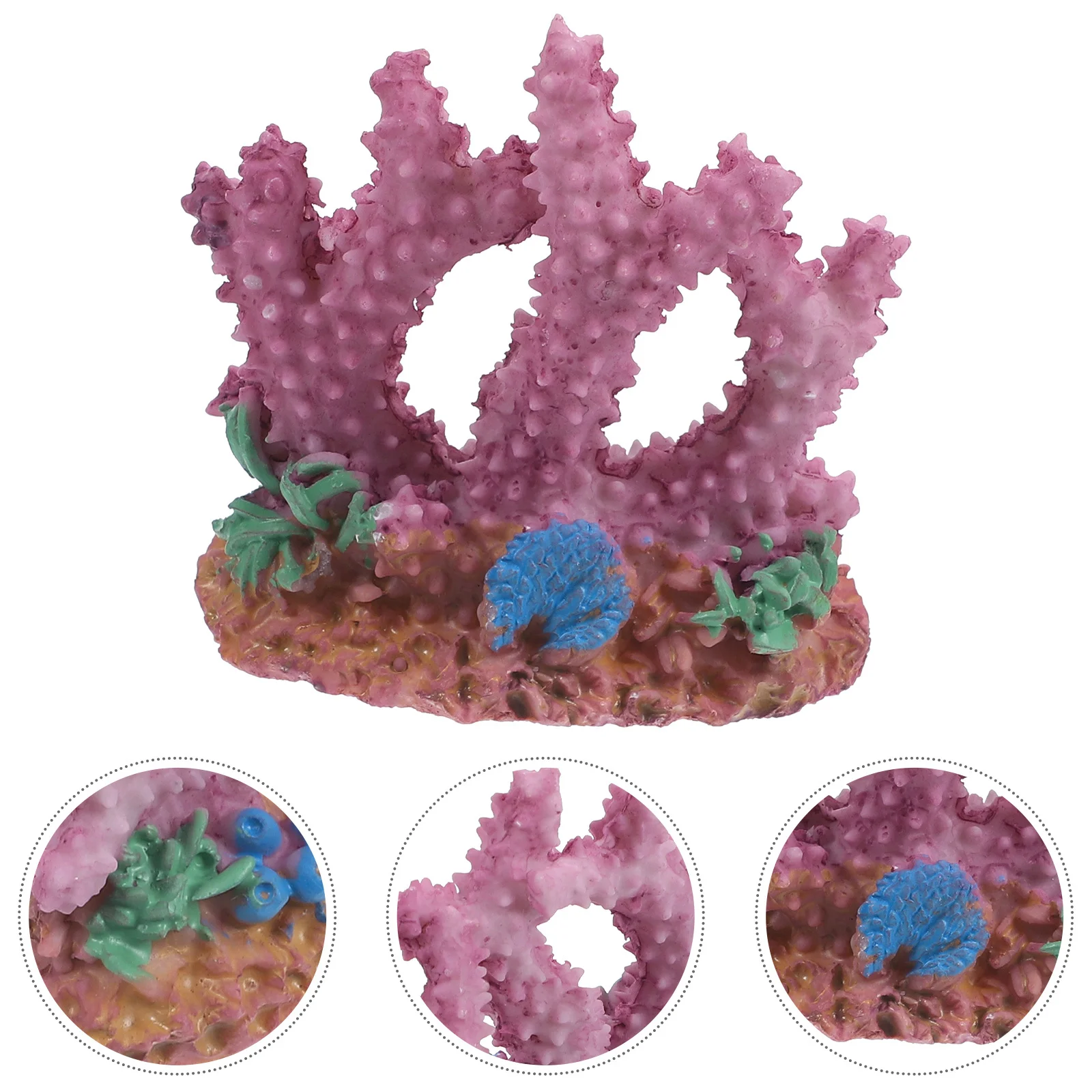 

4Pcs Fish Tank Decorations Delicate Aquarium Coral Realistic Modeling Safe Material Aquarium Decor Coral Decor