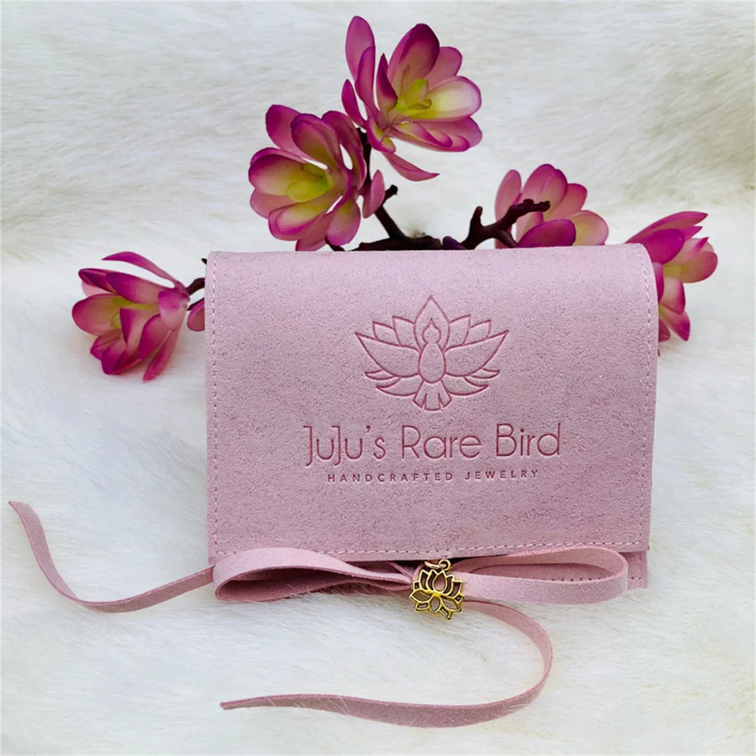 

50pcs pink bulk personalized jewelry packaging pouch custom logo envelope bag for Brooch Necklace earrings Watch packaging bag