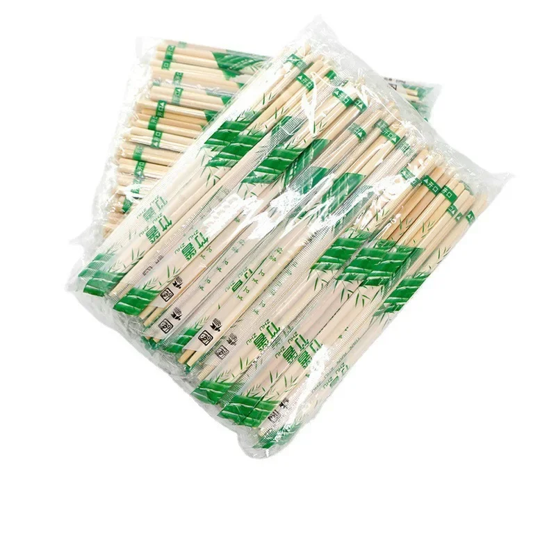 Disposable Chopsticks 10 Pairs Independent Packaging Home Use High Aesthetic Value Wholesale Goods Bamboo Chopsticks Commercial 