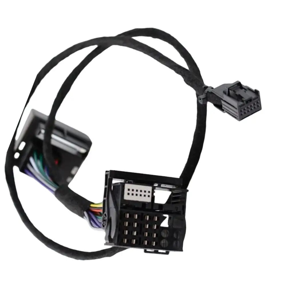 For Golf 5/6/Polo/Passat Jetta/Tiguan Touran/Skoda Android Car Radio Multimedia Power Cable Wire Harness