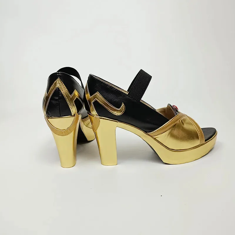 Anime Genshin Impact Cosplay Beidou zapatos bota Halloween carnaval Accesorios