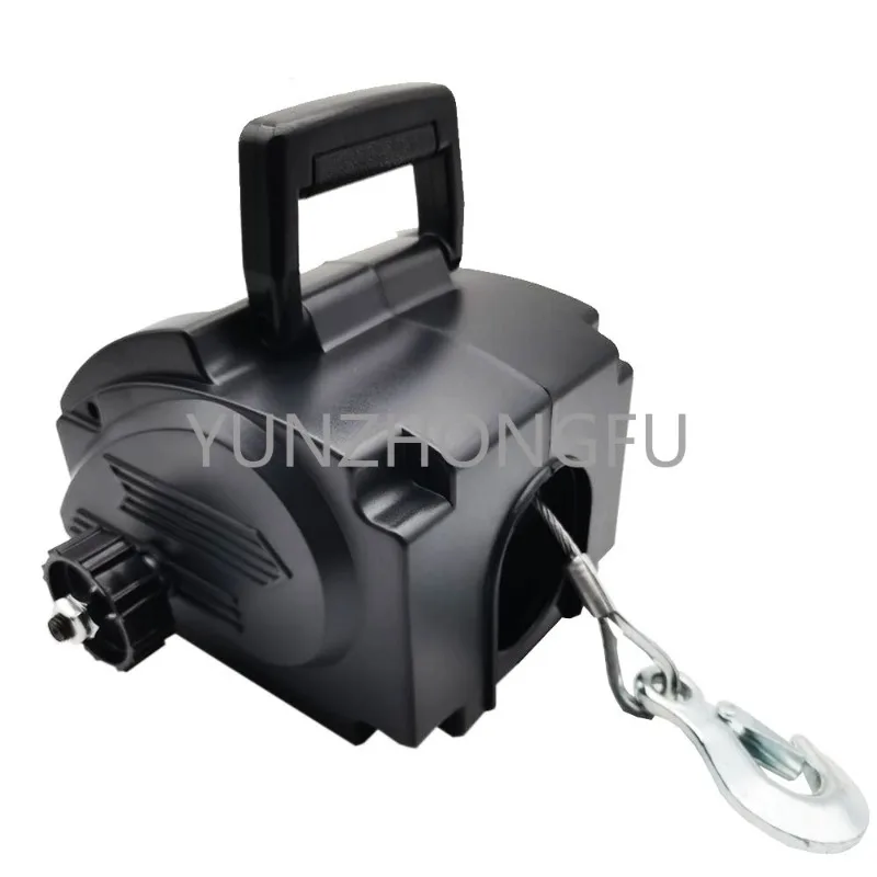 เครื่องกว้านไฟฟ้าแบบพกพาเรือ/เรือยอชท์เรือยางรถแทรกเตอร์กว้าน12V 2000lbs